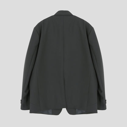 MAGNOLIA Wide Tailored Jacket(BLACK,MOCHA,GRAYISH BLUE) 商品画像6/14
