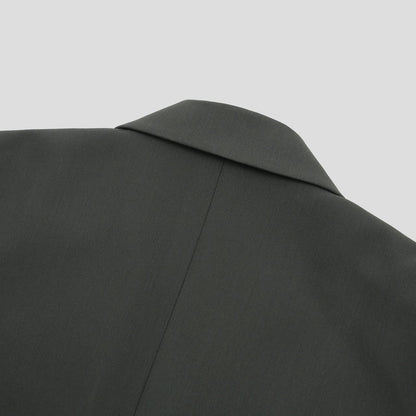 MAGNOLIA Wide Tailored Jacket(BLACK,MOCHA,GRAYISH BLUE) 商品画像12/14