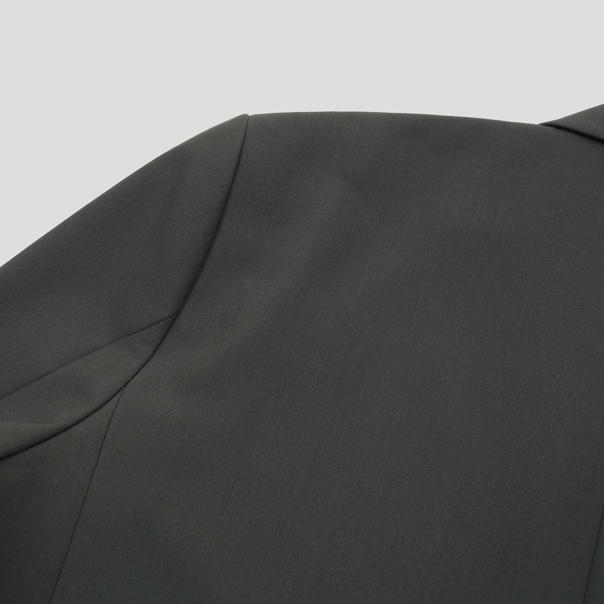 MAGNOLIA Wide Tailored Jacket(BLACK,MOCHA,GRAYISH BLUE) 商品画像13/14