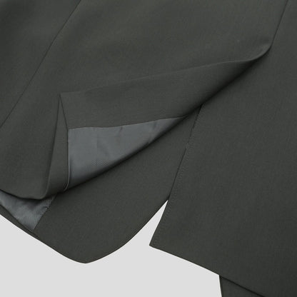 MAGNOLIA Wide Tailored Jacket(BLACK,MOCHA,GRAYISH BLUE) 商品画像14/14