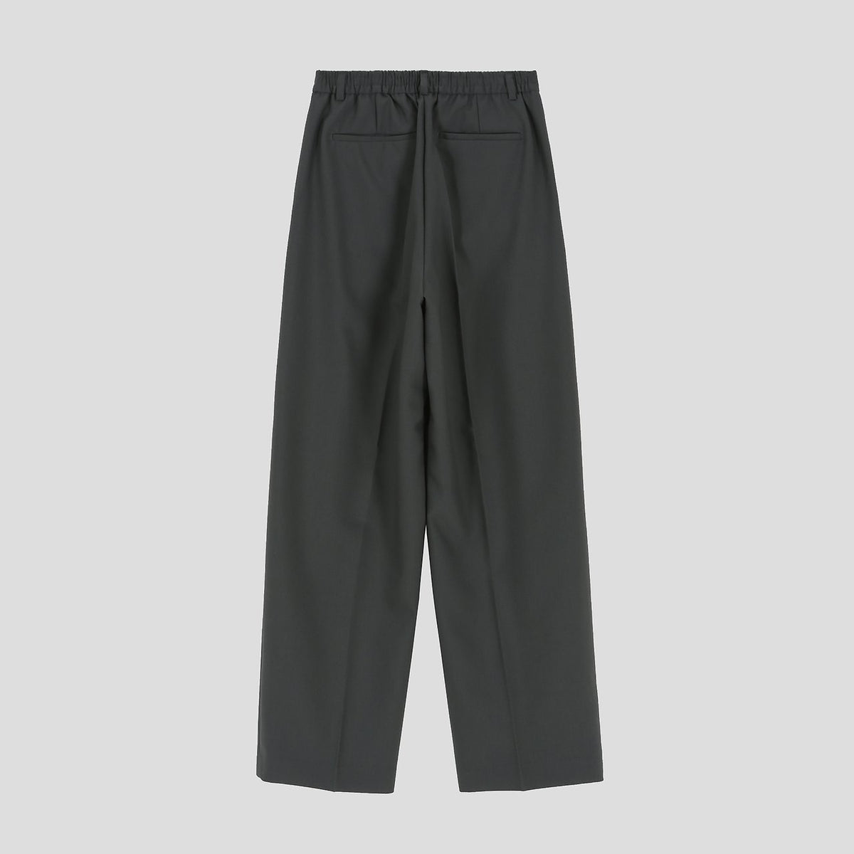 MAGNOLIA Wide Tuck Slacks(BLACK,MOCHA,GRAYISH BLUE) 商品画像6/14