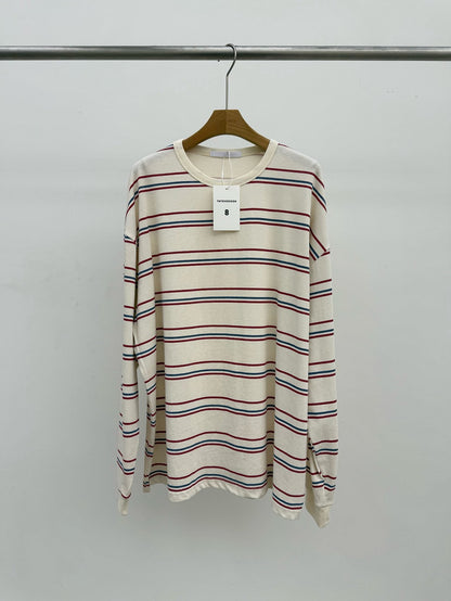 MAGNOLIA Windsor Stone Stripe Tee(IVORY,NAVY,CHARCOAL,BLACK) 商品画像2/12