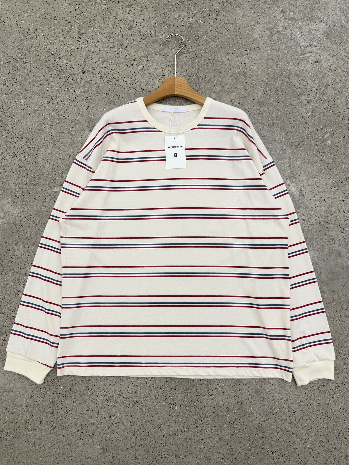 MAGNOLIA Windsor Stone Stripe Tee(IVORY,NAVY,CHARCOAL,BLACK) 商品画像4/12