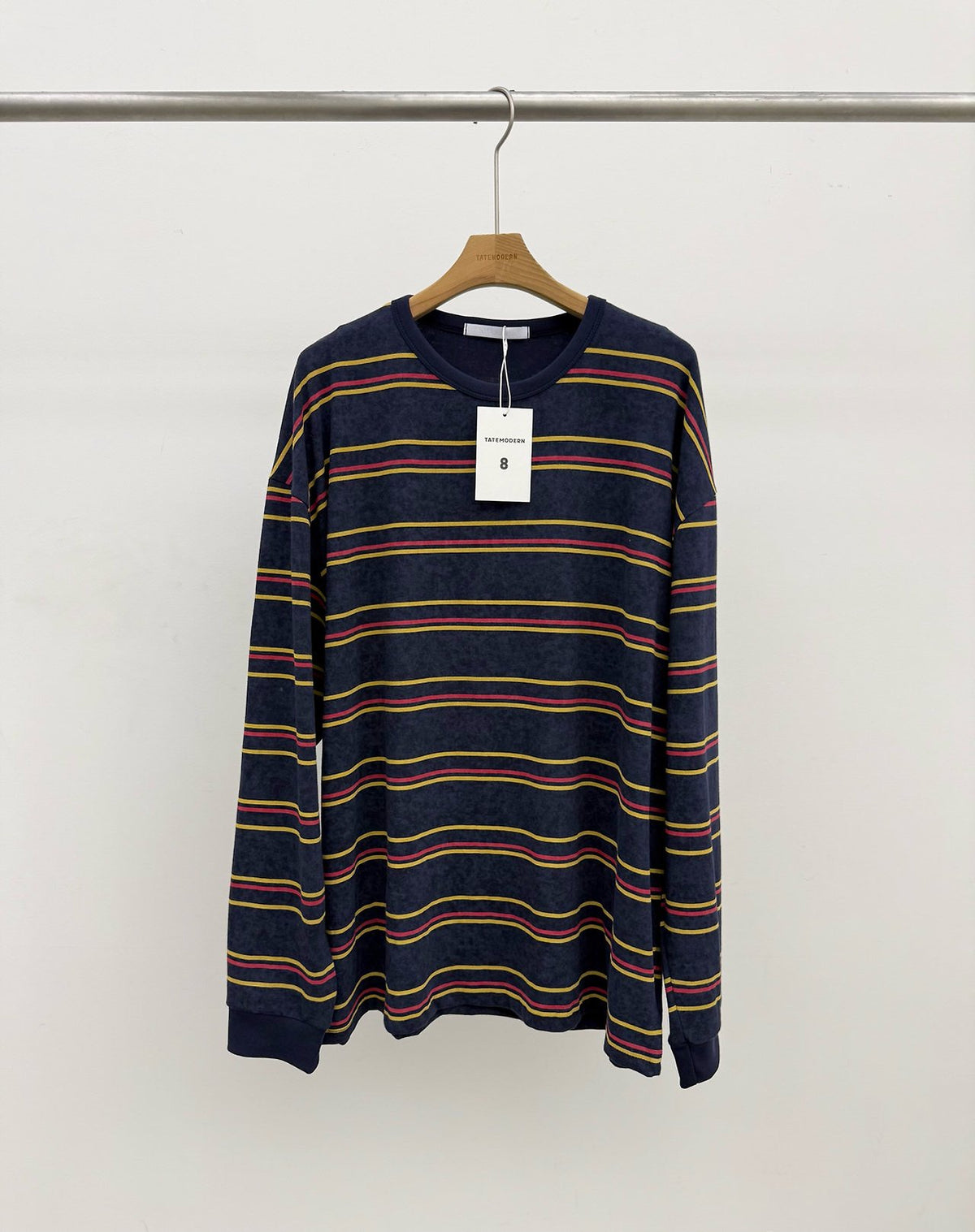 MAGNOLIA Windsor Stone Stripe Tee(IVORY,NAVY,CHARCOAL,BLACK) 商品画像5/12