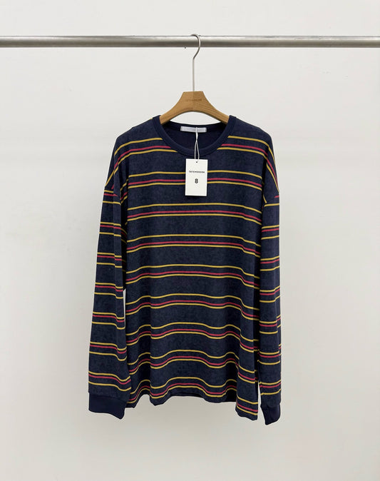MAGNOLIA Windsor Stone Stripe Tee(IVORY,NAVY,CHARCOAL,BLACK) 商品画像5/12