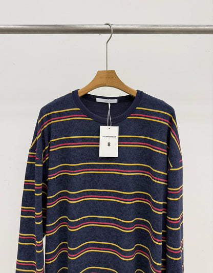 MAGNOLIA Windsor Stone Stripe Tee(IVORY,NAVY,CHARCOAL,BLACK) 商品画像6/12