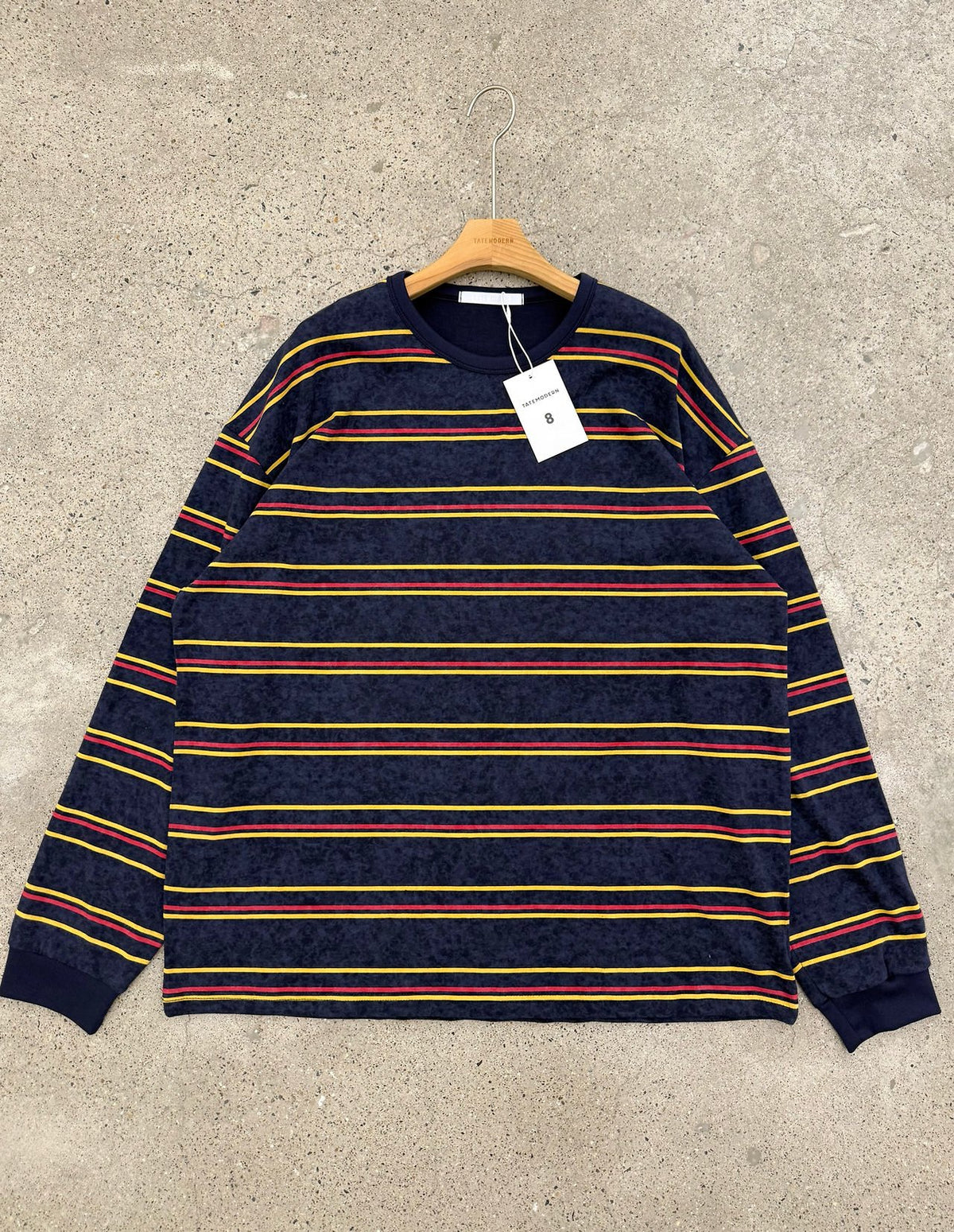 MAGNOLIA Windsor Stone Stripe Tee(IVORY,NAVY,CHARCOAL,BLACK) 商品画像7/12