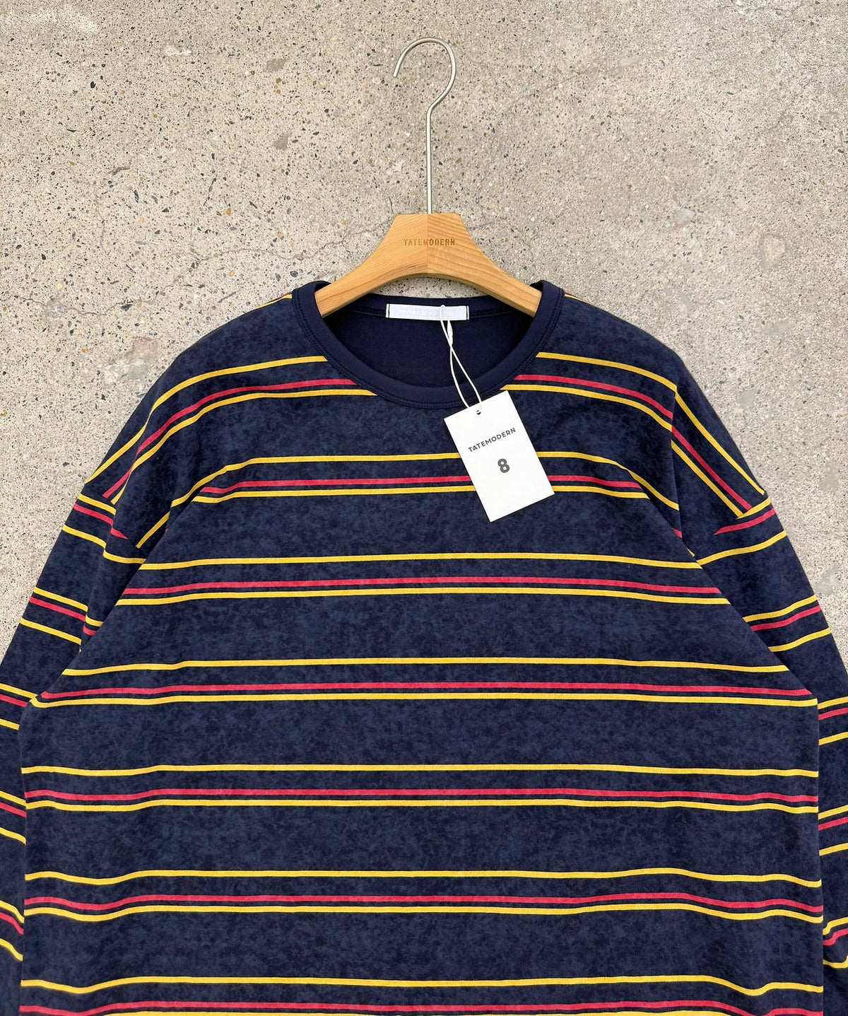 MAGNOLIA Windsor Stone Stripe Tee(IVORY,NAVY,CHARCOAL,BLACK) 商品画像8/12