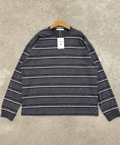 MAGNOLIA Windsor Stone Stripe Tee(IVORY,NAVY,CHARCOAL,BLACK) 商品画像11/12