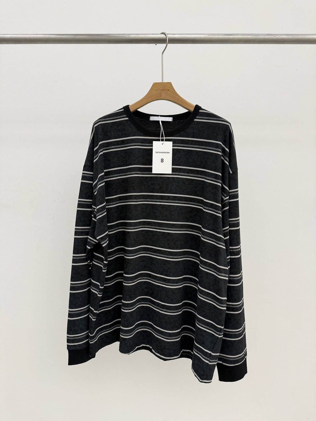 MAGNOLIA Windsor Stone Stripe Tee(IVORY,NAVY,CHARCOAL,BLACK) 商品画像12/12