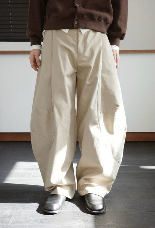 MAGNOLIA Wood Dart Curved Pants(CHARCOAL,BEIGE,BROWN,BLACK) 商品画像1/26