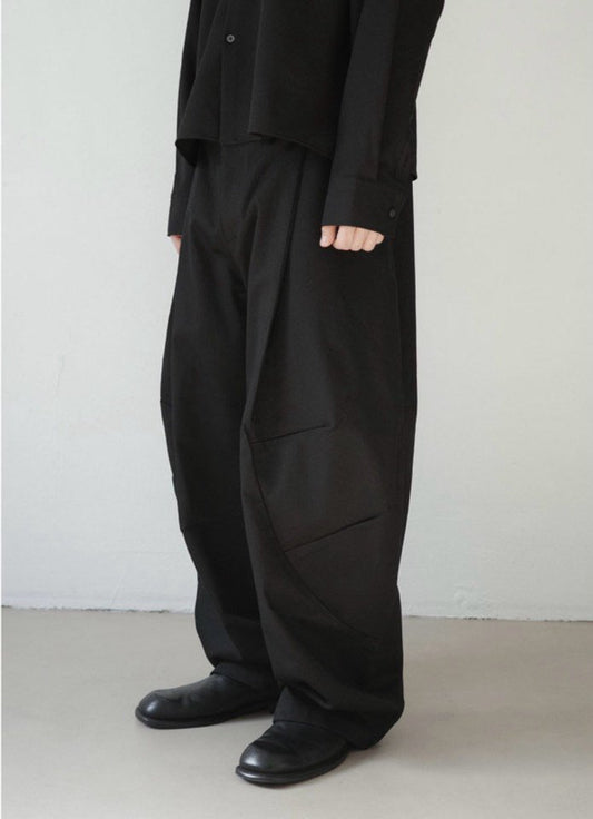 MAGNOLIA Wood Dart Curved Pants(CHARCOAL,BEIGE,BROWN,BLACK) 商品画像4/26