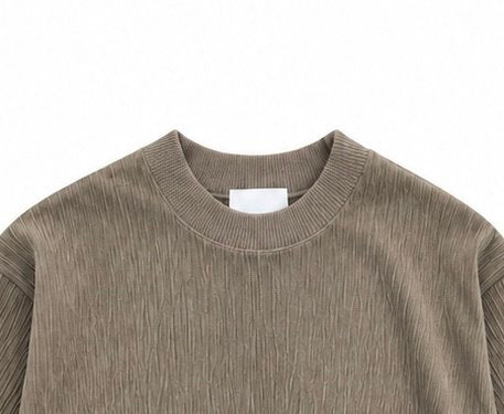 MAGNOLIA Wood Rib Crop Long Sleeve Tee(IVORY,BEIGE,BLACK) 商品画像6/9