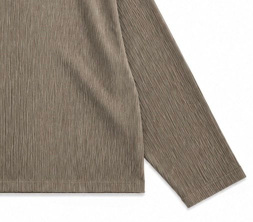 MAGNOLIA Wood Rib Crop Long Sleeve Tee(IVORY,BEIGE,BLACK) 商品画像7/9