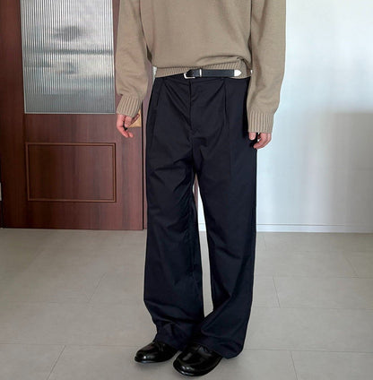 MAGNOLIA Youth One-Tuck Pants(BLACK,NAVY,MOCHA,KHAKI,LIGHT GRAY) 商品画像19/19