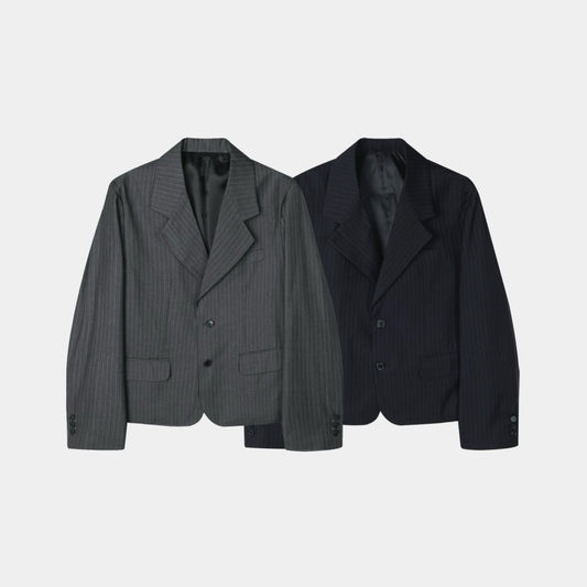 MAGNOLIA Zegna Cropped Setup(NAVY,CHARCOAL) 商品画像15/18