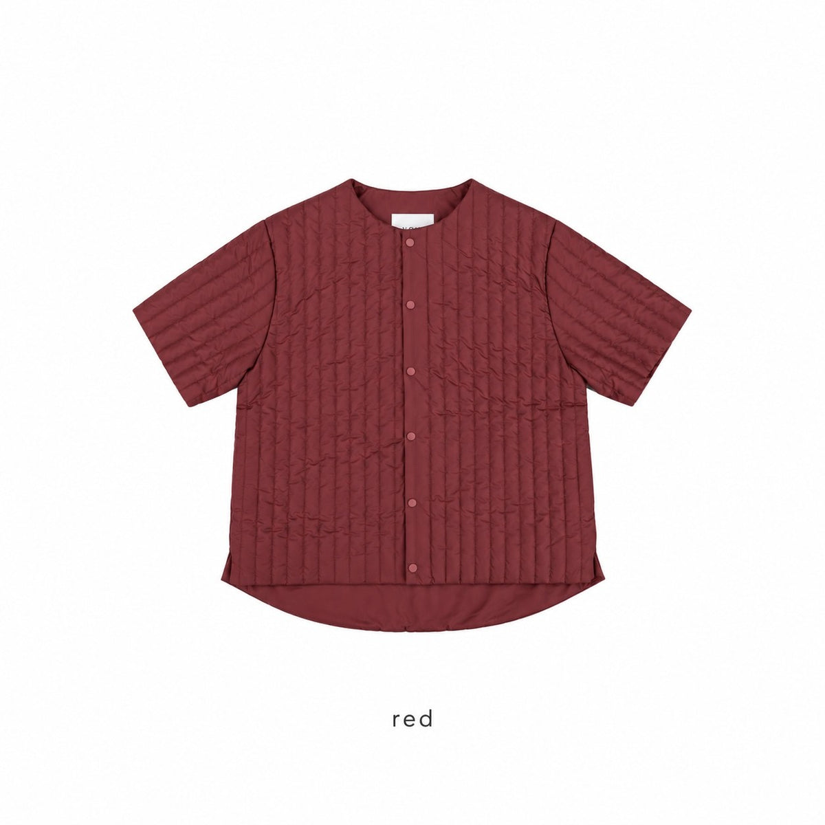 Quilted Short Sleeve Padded Jacket