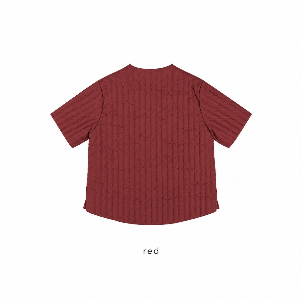 Quilted Short Sleeve Padded Jacket