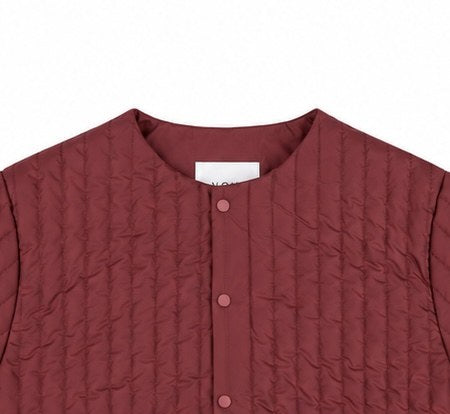 Quilted Short Sleeve Padded Jacket
