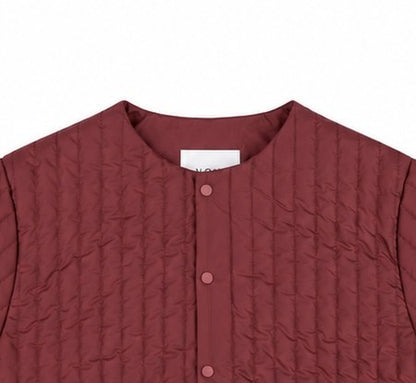 Quilted Short Sleeve Padded Jacket