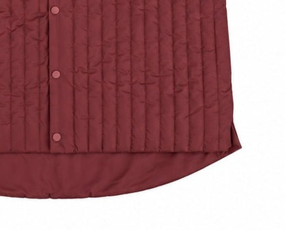 Quilted Short Sleeve Padded Jacket