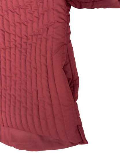 Quilted Short Sleeve Padded Jacket