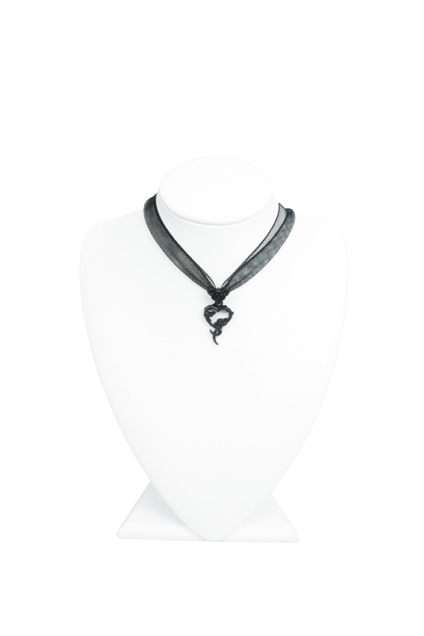 MIAE ダークローズ チョーカー 着用｜韓国ミニマルファッション アクセサリー レディース