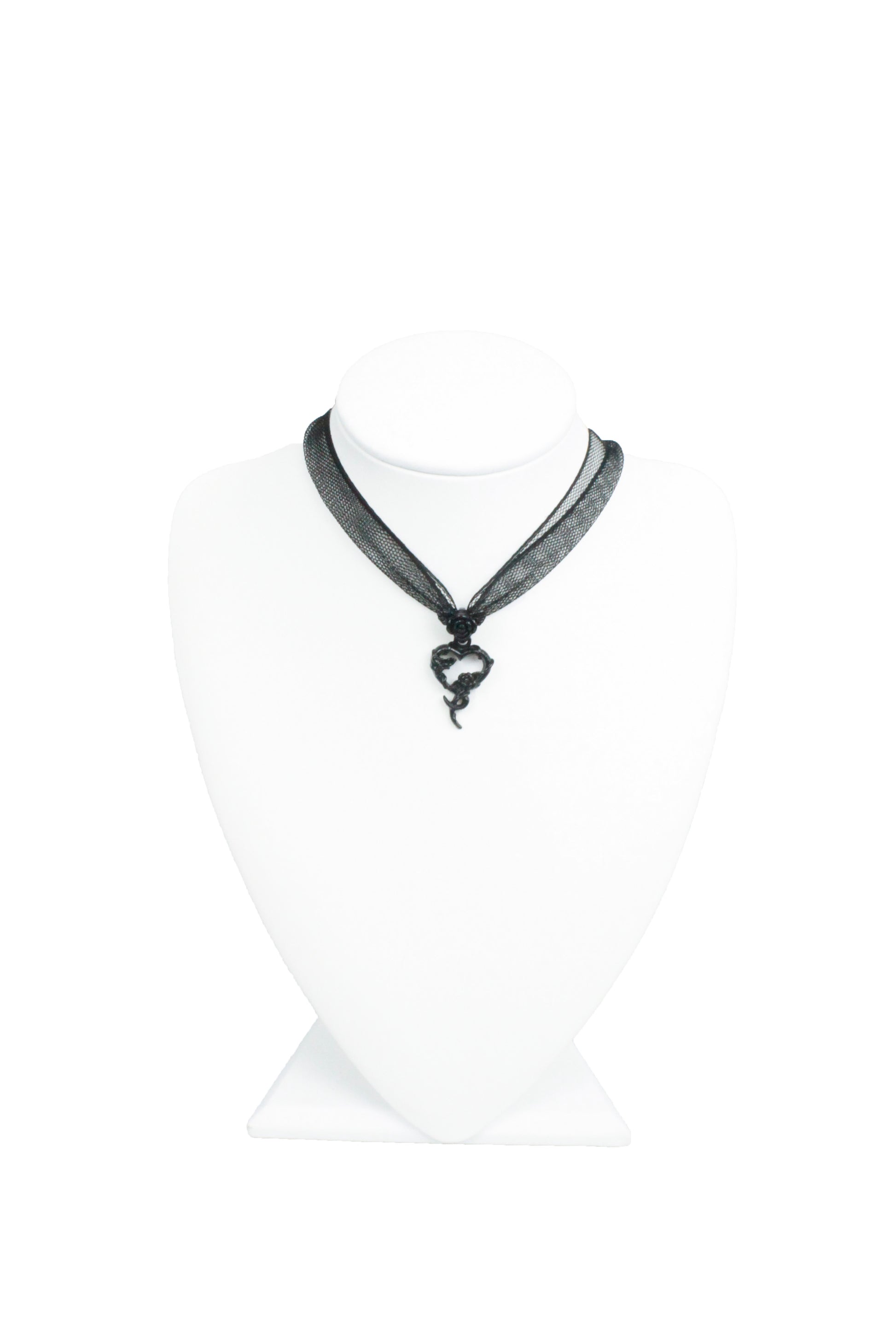 MIAE ダークローズ チョーカー 着用｜韓国ミニマルファッション アクセサリー レディース