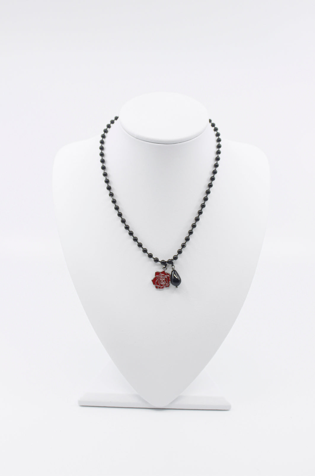 MIAE ブラックローズ チョーカー シンプルスタイル｜韓国デザイナーズブランド アクセサリー