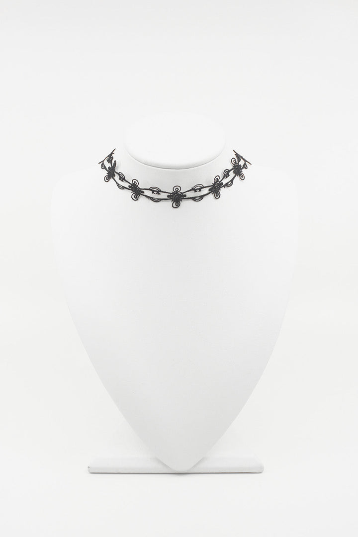 【MIAE ミエ】Me愛 - Mowol (暮月) choker (BLACK)