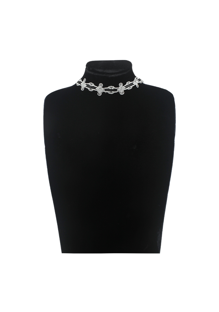 【MIAE ミエ】Me愛 - Mowol (暮月) choker (WHITE)