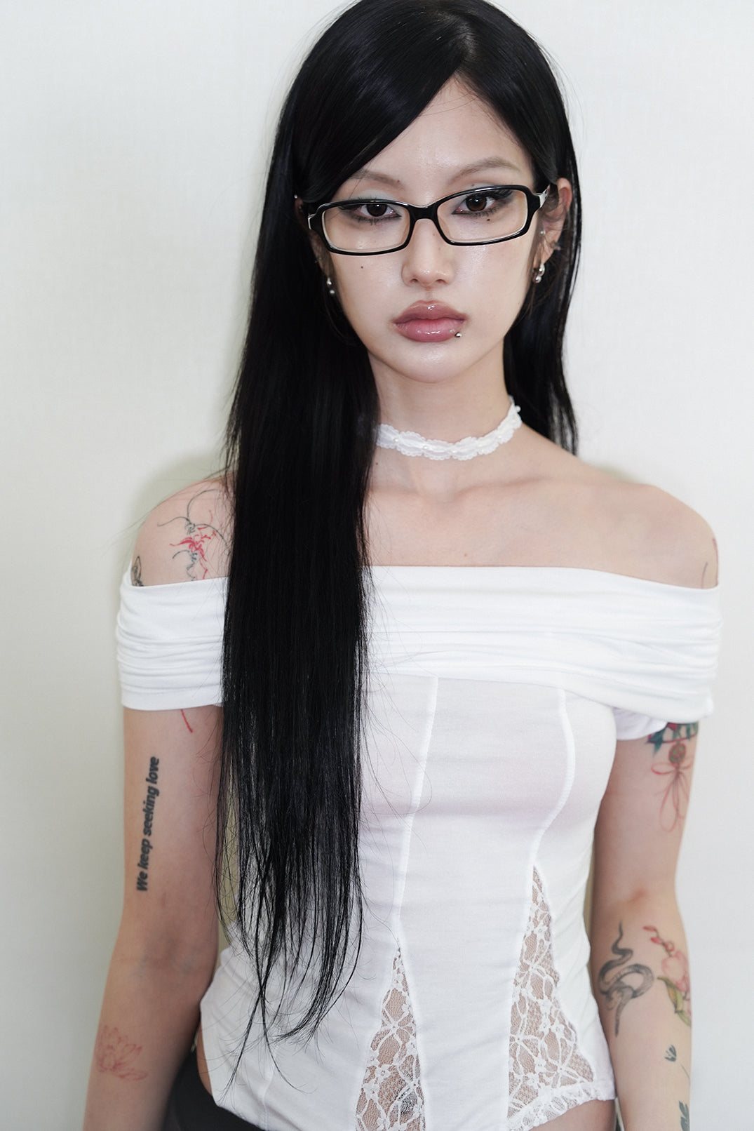 MIAE ミーアイ レース チョーカー 首元アップ｜シンプル おしゃれ 韓国 アクセサリー レディース