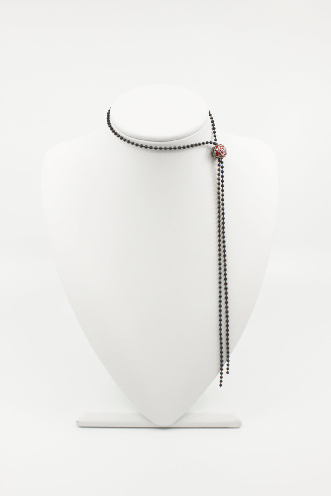 MIAE ローズボール ネックレス シンプルスタイル｜韓国デザイナーズブランド アクセサリー