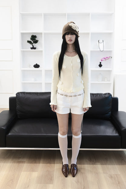 MIAE ローズ チェーンベルト 着用｜韓国ミニマルファッション アクセサリー レディース