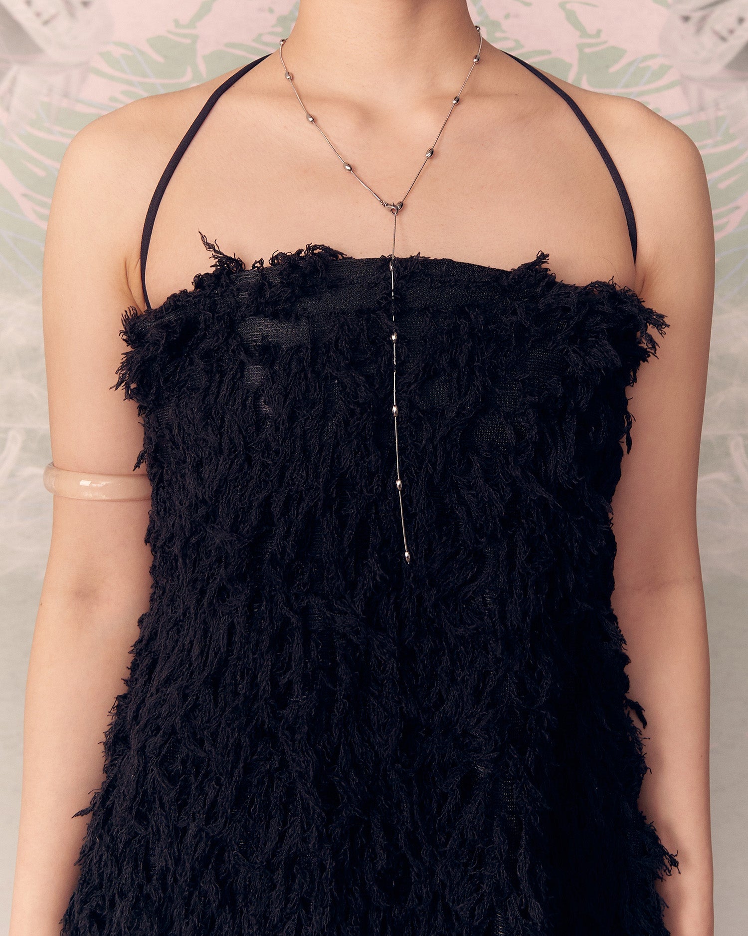 MIAE ボールチェーン ロング コーデ｜韓国ファッション レディース 通販 20代 30代