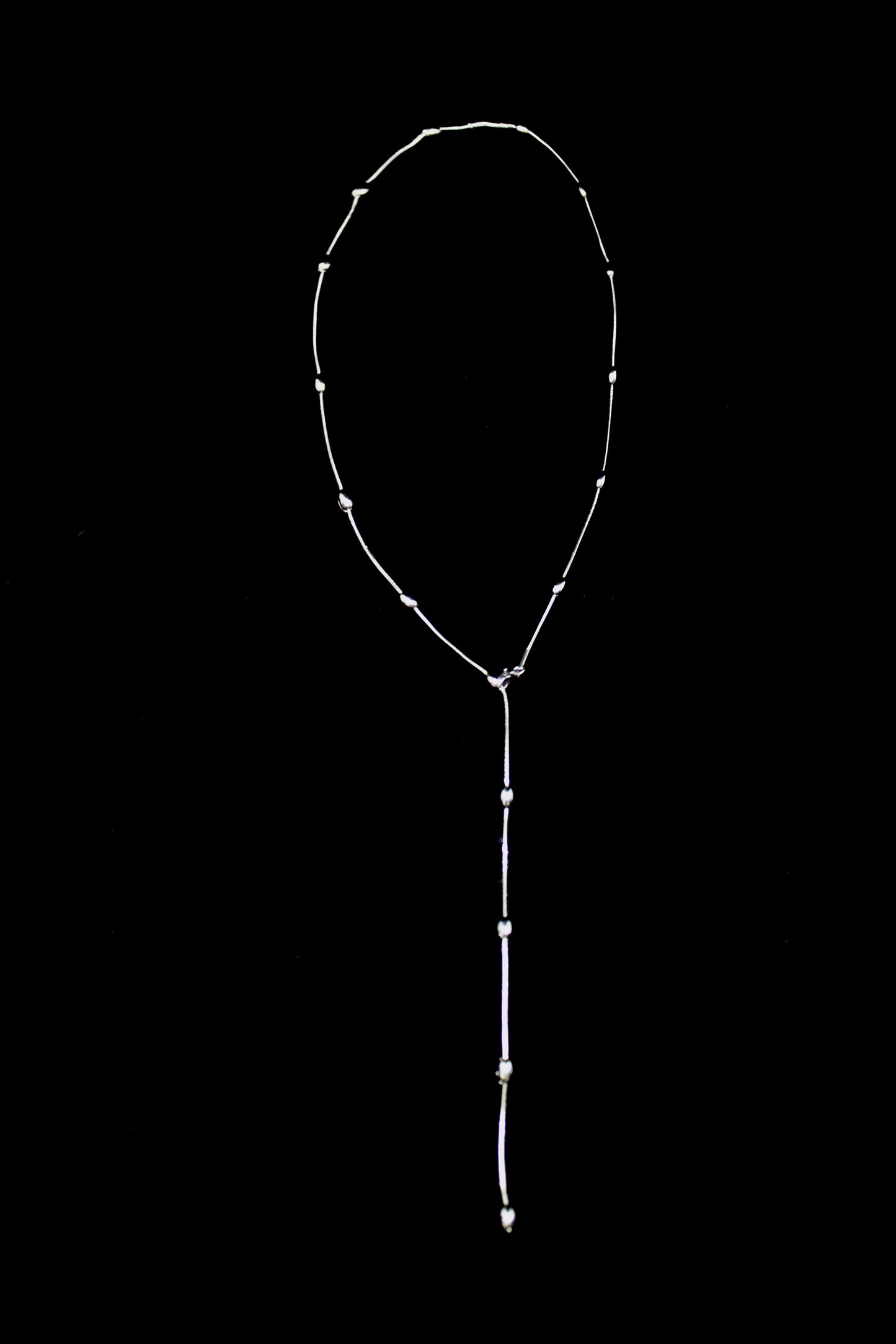 MIAE ボールチェーン ベーシック 62cm 着用｜韓国ミニマルファッション アクセサリー レディース