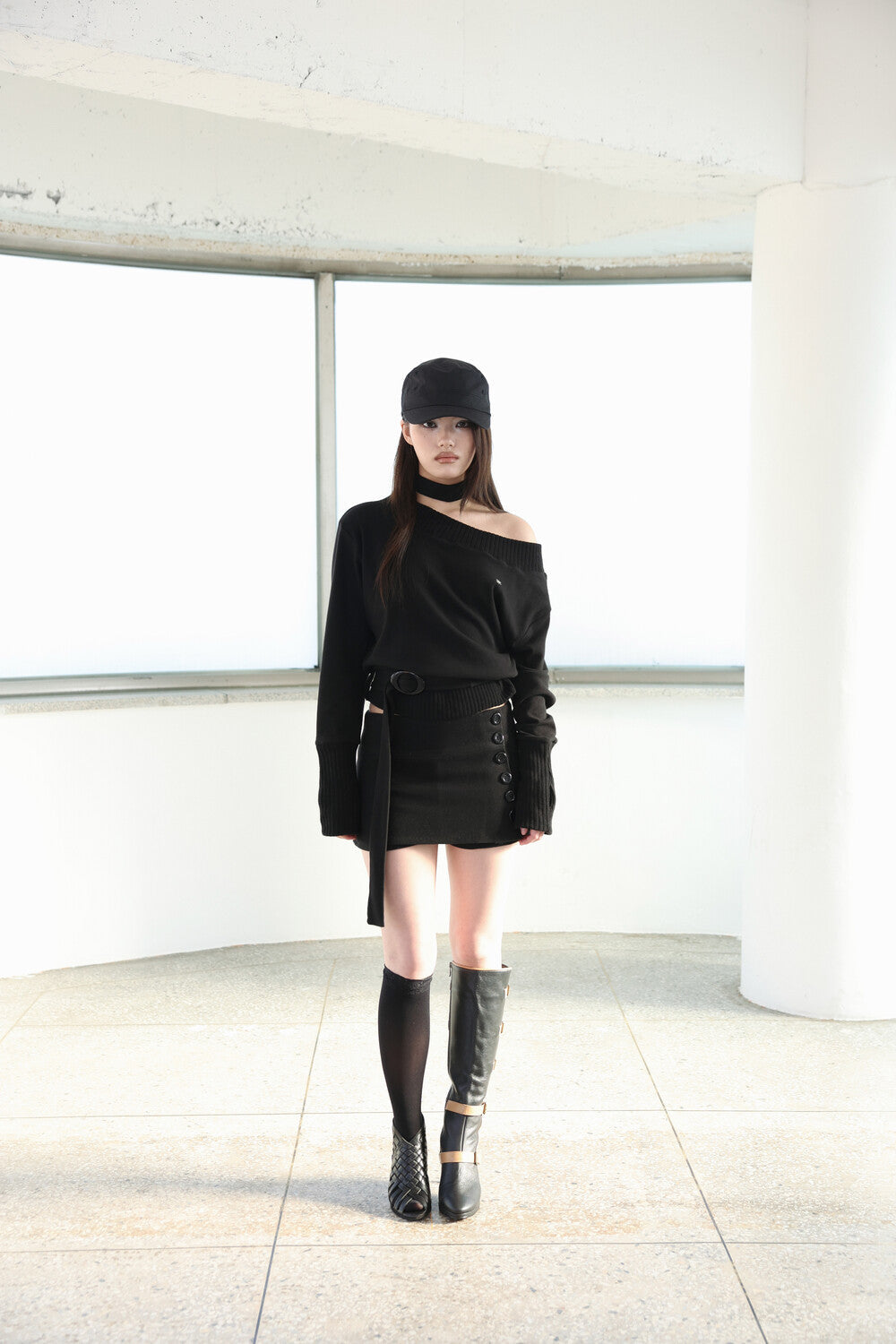 MIAE チョーカー セット ブラック 詳細｜韓国ファッション アクセサリー レディース