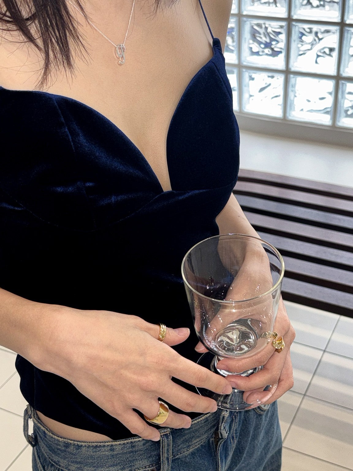 韓国アクセサリー 通販 pinekim ゴールドリング