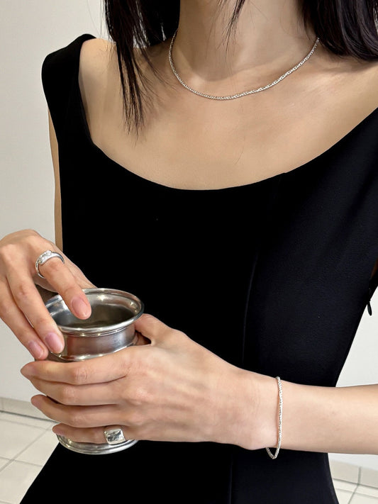 [pinekim] Band Ring (Silver)