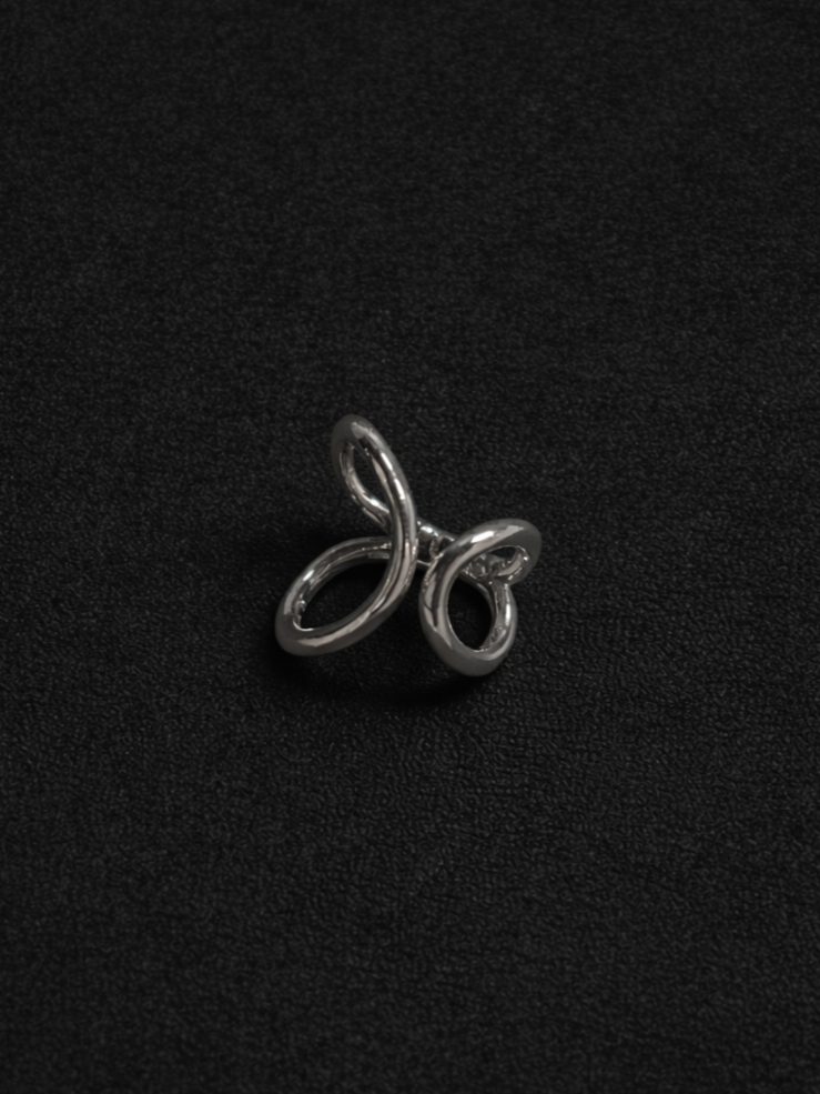 【pinekim パインキム】Pipe mono Ring (Silver/Gold)