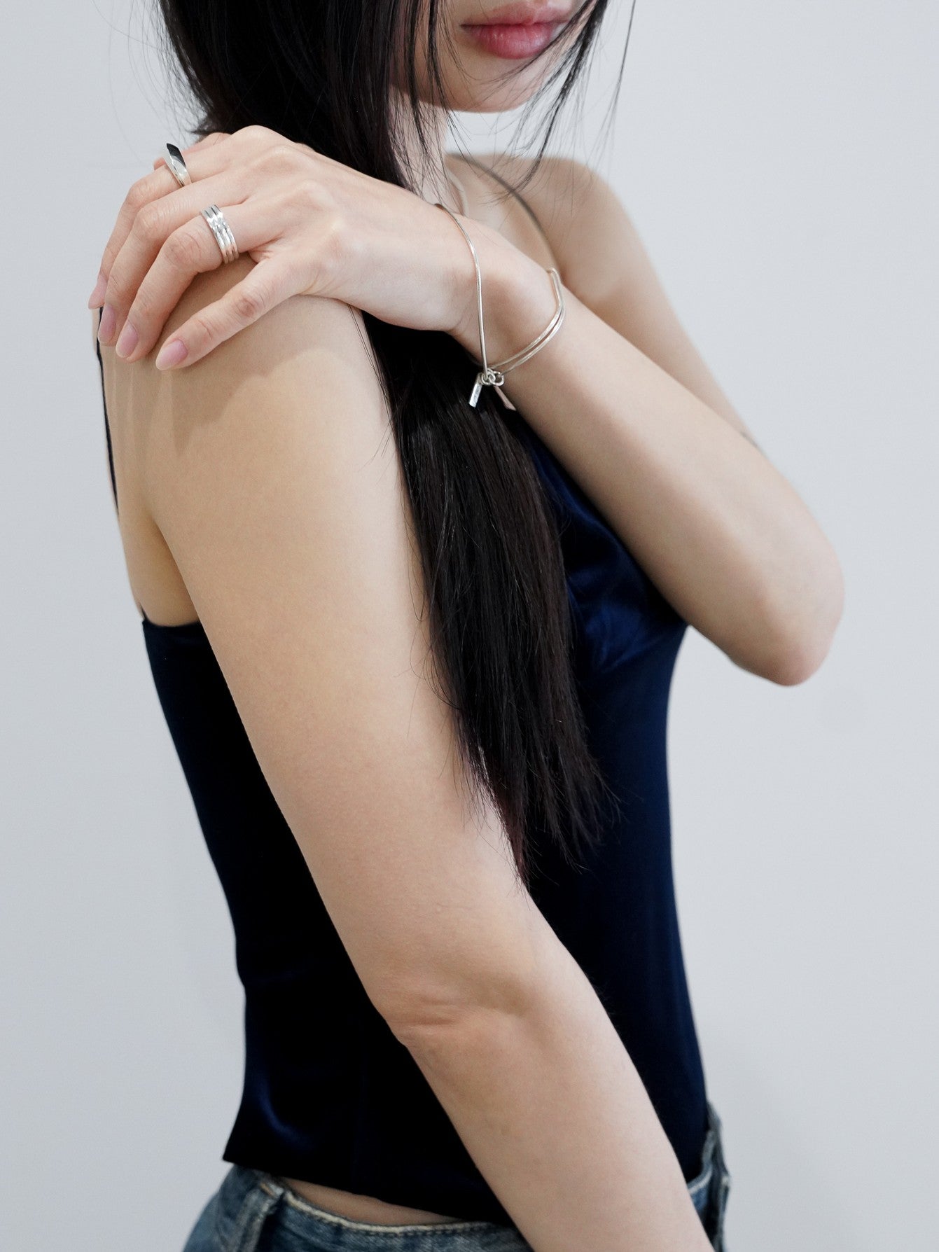 韓国アクセサリー おすすめ pinekim ミニマル ブレスレット