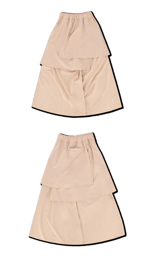WooStore Reculer 韓国ブランド ベーシックスカートパンツ ベージュ 通販 関税込 正規品