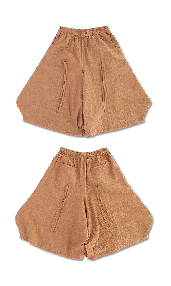 WooStore Reculer 韓国ブランド スカートパンツ ブラウン 通販 関税込 正規品