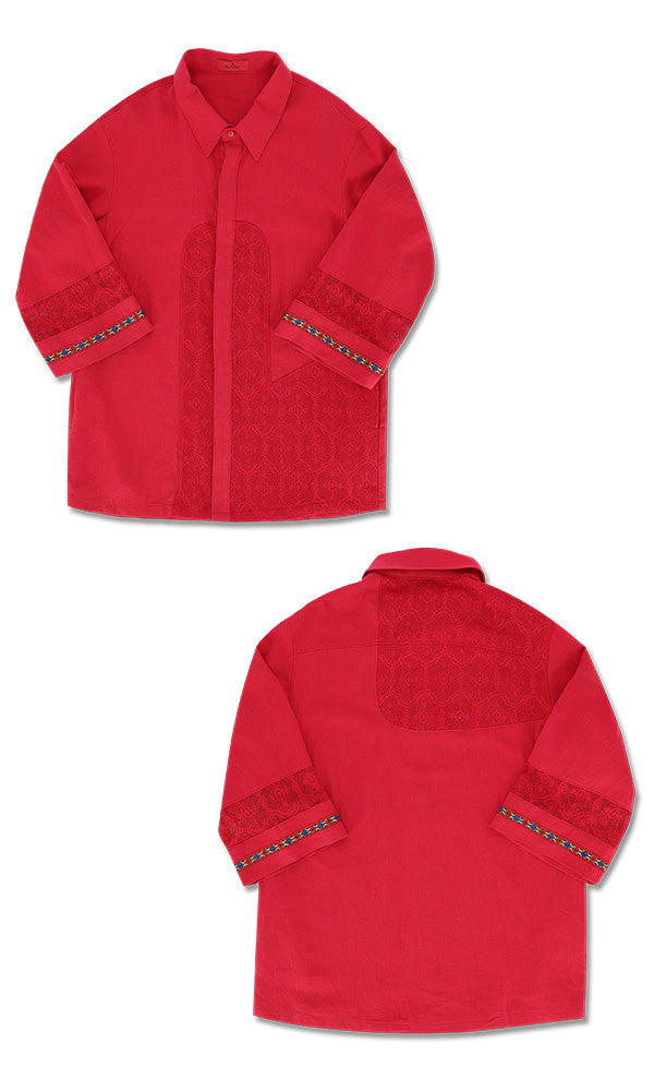 Reculer レキュリー 韓国 春夏シャツ フリーサイズ ジェンダーレス ファッション