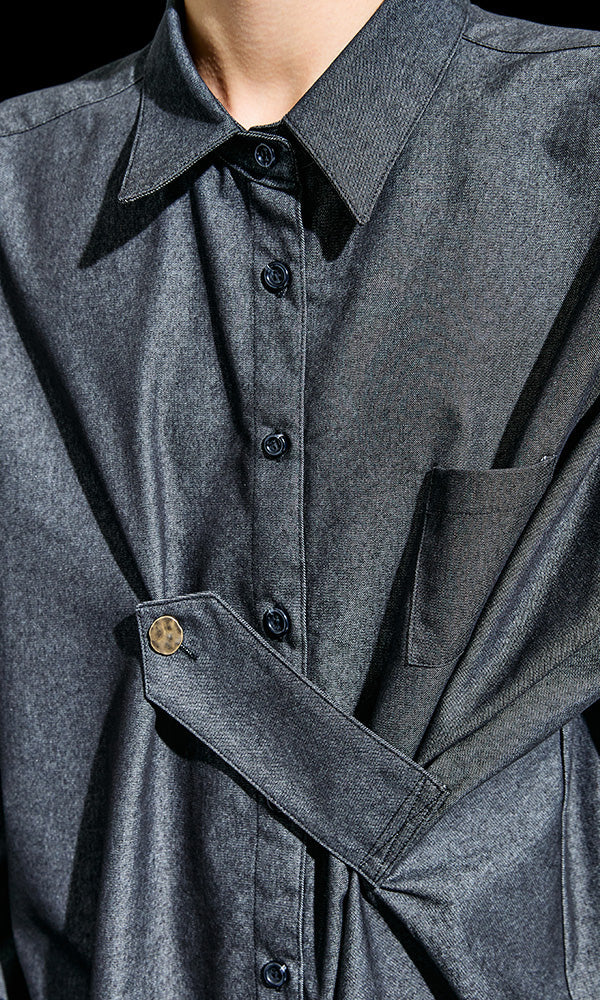 ミニマルに映える韓国ブランド ファッションシャツコーデ