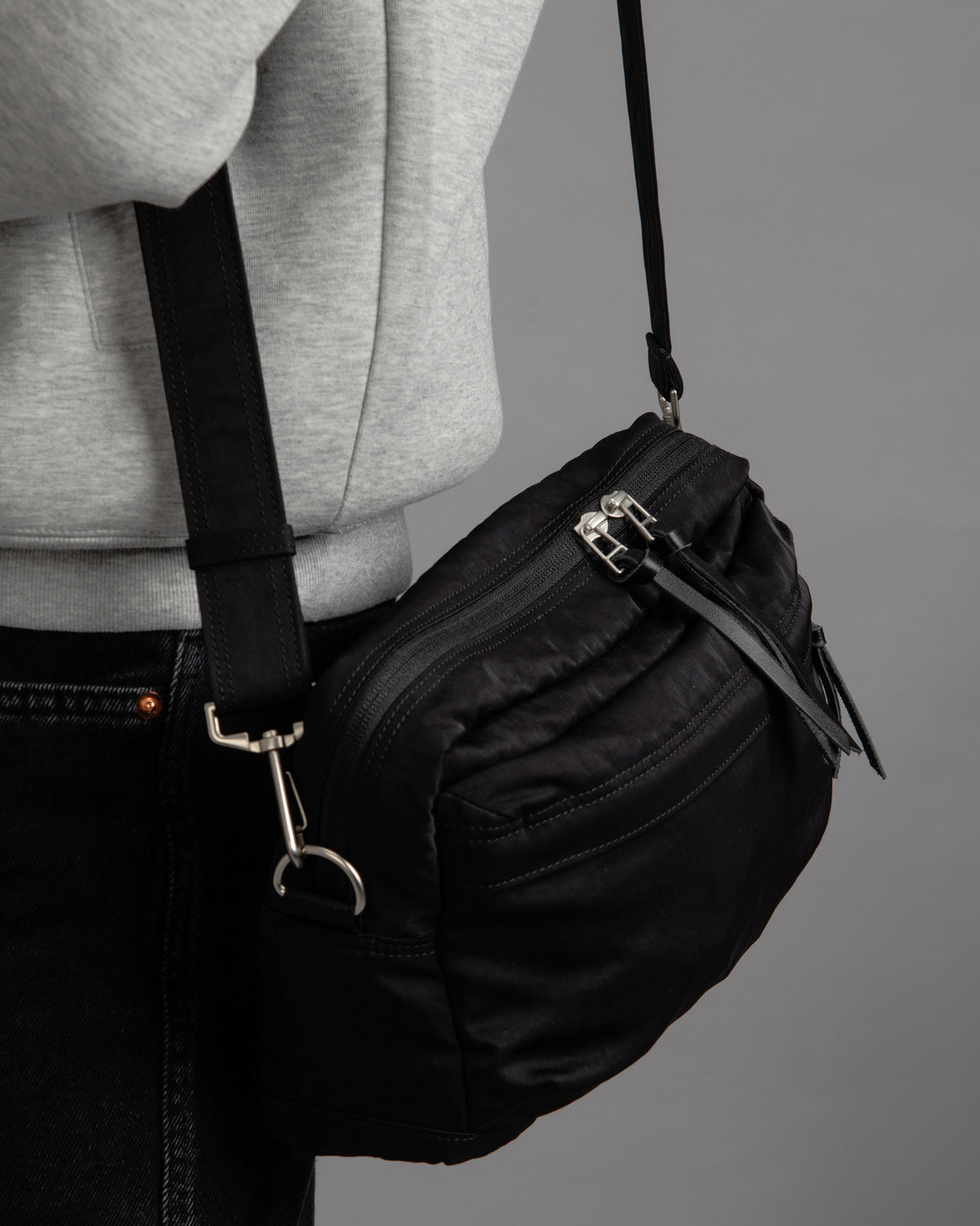 【Requisite レキジット】Cross bag 001 (Black)