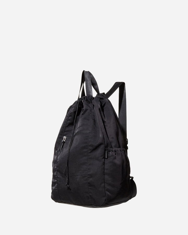 【Requisite レキジット】2way draw bag (Black)