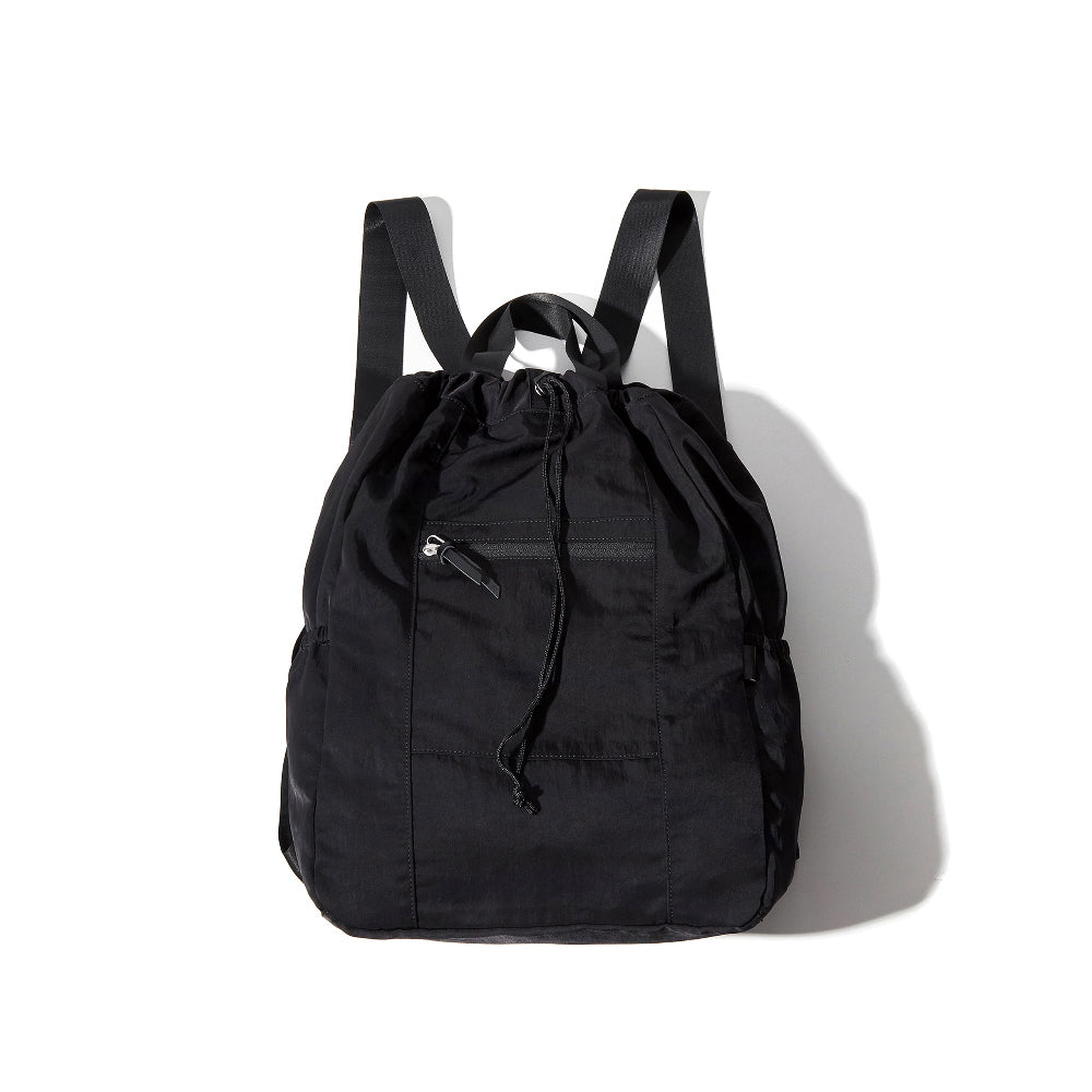 【Requisite レキジット】2way draw bag (Black)