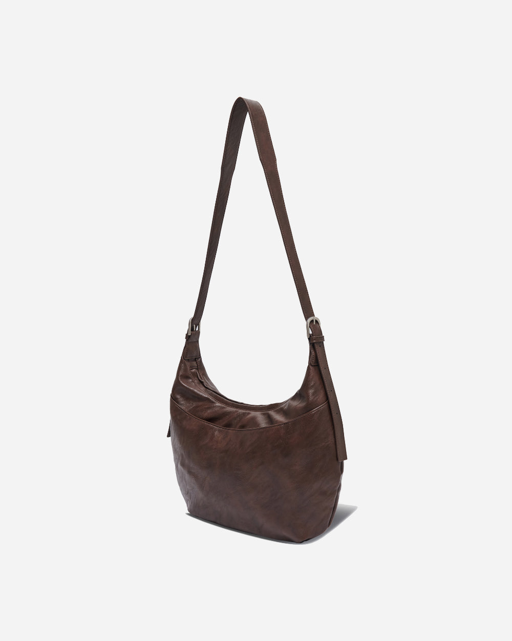 Requisite Acro Hobo Bag, Brown | Korean Bag Brand | WooStore