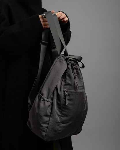 Requisite 2-way draw bag (Black)
